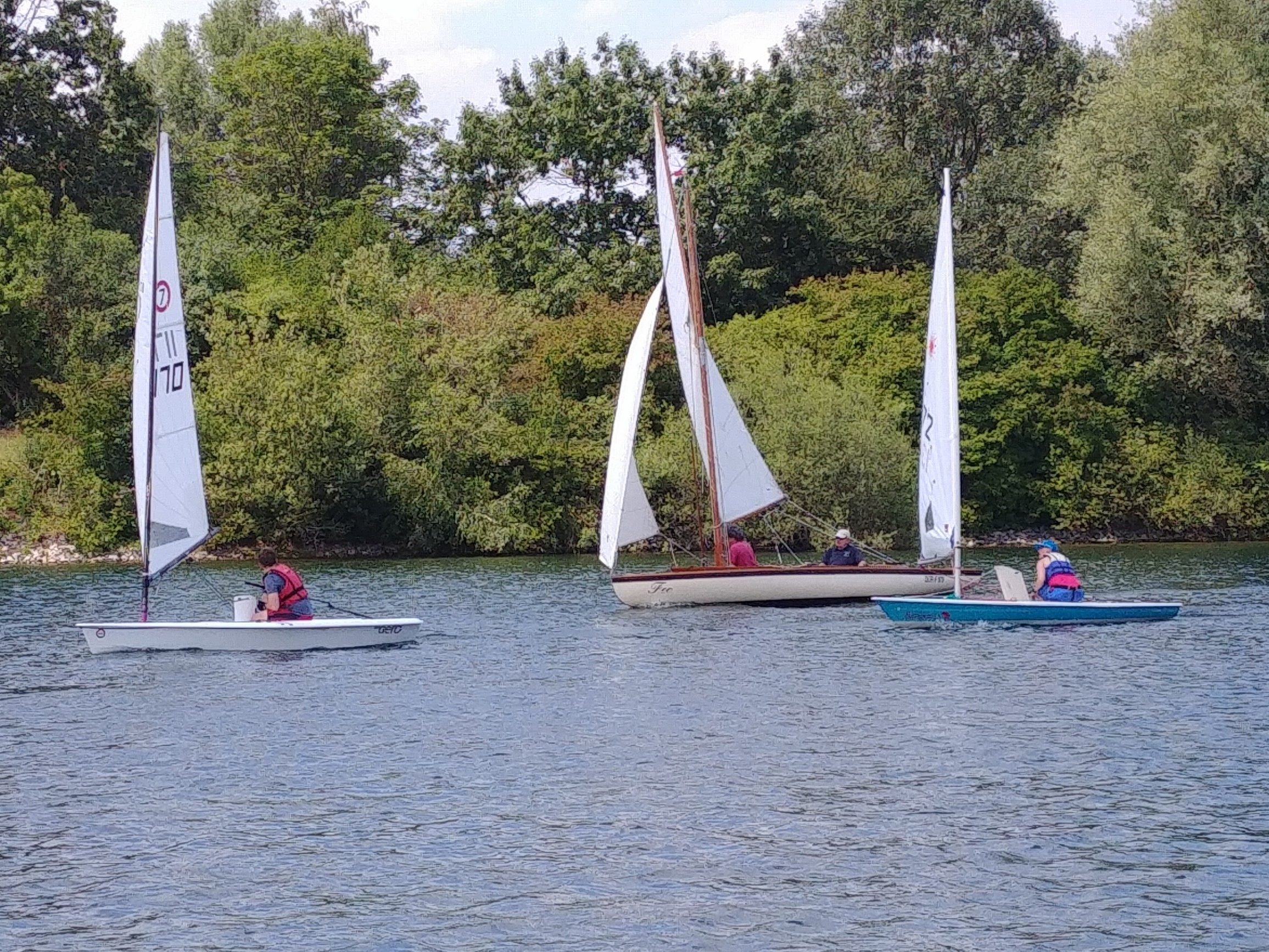 Segeln am Elfrather See